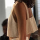 Fashion Artificial Pearls Crop Tops Women Sexy Low Cut Backless Crop Top 2019 Summer Top Party Night Club Cropped Top