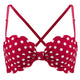 Fashion Bras Brief Set For Women Push Up Bra Lingerie Panties Sexy Bralette Dot Brassiere Underwear Spring Summer Intimates #D