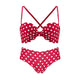 Fashion Bras Brief Set For Women Push Up Bra Lingerie Panties Sexy Bralette Dot Brassiere Underwear Spring Summer Intimates #D