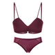 Fashion Bras Briefs Set For Women Wireless Bra Ultrathin Lingerie Cotton Panties Bralette Brassiere Underwear Intimates #D