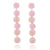 Fashion Elegant Red Black Plush Ball Drop Earrings/Pearl Long Earrings Gift for Wedding Party