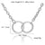 AlphaGal Gold-color Good Vibes Only Sun Necklaces & Pendants For Women Jewelry