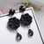 Fashion New 2019 Korea Exaggerate Big Flower Earrings for Women Accessories elegant Jewelry wholesale