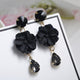 Fashion New 2019 Korea Exaggerate Big Flower Earrings for Women Accessories elegant Jewelry wholesale