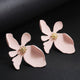 Fashion New 2019 Korea Exaggerate Big Flower Earrings for Women Accessories elegant Jewelry wholesale