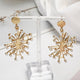 Fashion New 2019 Korea Exaggerate Big Flower Earrings for Women Accessories elegant Jewelry wholesale