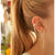 Fashion Unique Design Fashion New Jewelry Wholesale Hip-pop Vintage Retro Gold Leaf Clip Earrings For Women e066