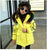 Fashion Winter Print Heavyweight Long Girls Coat Warm Parkas Children Outfits Cotton Filling Colorful Fur Collar 3-14 Years Old