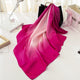Fashion Women Scarf Luxury Brand Hijab 100% Silk Feeling Shawl Scarf Blue Foulard Square Head Scarves Wraps 2019 NEW 90x90cm