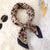 Fashion Women Scarf Luxury Brand Leopard Print Silk Shawl Scarfs Foulard Square Head Scarves Wraps 2017 NEW 70*70cm