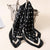 Fashion Women Scarf Luxury Brand Striped Dots Print Hijab Pure Silk Shawl Scarfs Foulard Square Head Scarves Wraps 2017 NEW