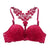 Fashion Women Sexy Bra Front Closure Lace bra Racer Back Seamless Women's Push Up Sexy plunge Bras Unlined Underwear Racerback