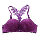 Fashion Women Sexy Bra Front Closure Lace bra Racer Back Seamless Women's Push Up Sexy plunge Bras Unlined Underwear Racerback