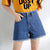 Fashion Women Summer High Waisted Denim Shorts Jeans Women Short Femme Push Up Skinny Slim Denim Shorts 2019summr New