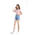 Fashion Women Summer High Waisted Denim Shorts Jeans Women Short Femme Push Up Skinny Slim Denim Shorts 2019summr New