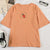 Fashion star embroidery Tee Shirt Femme korean Kawaii T Shirt Women Funny Short Sleeve T-Shirts harajuku white Black Tops Female