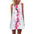 Feather Print Dress Sleeveless Boho Style Short Beach Dress 2019 Summer Dress Women Sundress Casual Shift Dresses Vestido