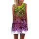 Feather Print Dress Sleeveless Boho Style Short Beach Dress 2019 Summer Dress Women Sundress Casual Shift Dresses Vestido