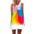 Feather Print Dress Sleeveless Boho Style Short Beach Dress 2019 Summer Dress Women Sundress Casual Shift Dresses Vestido