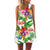 Feather Print Dress Sleeveless Boho Style Short Beach Dress 2019 Summer Dress Women Sundress Casual Shift Dresses Vestido