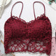 Female Bralette Lingerie Woman Intimates Sexy Floral Lace BH Bras for Women Full Cup Embroidery Solid Colour Padded Push-up Bra