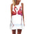 Flamingo Floral Print A-Line Dress Women Sleeveless Beach Boho Summer Dresses Sexy Lady Party Short Shift Dresses Casual Vestido