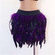 Fluffy Feathers Mini Skirts Women Strong Elastic Waist Bodycon Skirt Sexy Performance Costume Rave Festival Skirt Party Clubwear