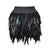 Fluffy Feathers Mini Skirts Women Strong Elastic Waist Bodycon Skirt Sexy Performance Costume Rave Festival Skirt Party Clubwear
