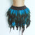 Fluffy Feathers Mini Skirts Women Strong Elastic Waist Bodycon Skirt Sexy Performance Costume Rave Festival Skirt Party Clubwear