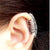 Free Shipping Newest Gothic Punk Rock Chain Ear Cuff Warp Clip Cuff Earrings for Women e033