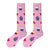 Free Shipping Thigh High Long Socks Women Ladies Black Color Over The Knee Fashion Letter Pattern Ouija Board  Rainbow Japanese