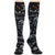 Free Shipping Thigh High Long Socks Women Ladies Black Color Over The Knee Fashion Letter Pattern Ouija Board  Rainbow Japanese