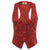 GK Women's Adjustable Strap Jacquard Vest Coat 3-Buttons Waistcoat chalecos para mujer