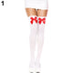 Girls Student School Socks Fashion Sexy Stockings Women Stretch Lace Bow Thigh High Socks Over Knee Womens Female Long Knee Sock