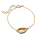 Gold Color Cowrie Shell Bracelets for Women Delicate Rope Chain Bracelet Beads Charm Bracelet Bohemian Beach Jewelry