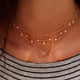 AlphaGal Gold color Choker Necklace for women Short crystal stars Pendant Chain Necklaces & Pendants Laces velvet chokers Fashion Jewelry