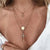 AlphaGal Gold color Choker Necklace for women Short crystal stars Pendant Chain Necklaces & Pendants Laces velvet chokers Fashion Jewelry