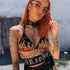 Gothic Leather Link Chain Crop Top Handmade Metal O Rings Hollow Out Tank Top Women Party Top With Collar Choker Sexy Clubwear
