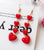 H02 Blue stars earrings Long Tassel Dangle Earrings For Women Leaf Feather Drop Brincos Bijoux boucle d'oreille Jewelry Earring