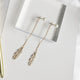 H02 Blue stars earrings Long Tassel Dangle Earrings For Women Leaf Feather Drop Brincos Bijoux boucle d'oreille Jewelry Earring