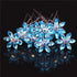 AlphaGal 2017 New Arrival Blue Crystal Flower Hair Stick For Women Bridal Rhinestone U Shaped Wedding Hair pin Headwear