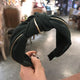 AlphaGal 2019 New Stripe Print Hairband Head Band Women Hair Hoop Cotton Cross Top Knot Hair Bands Accessories for Girls