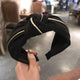AlphaGal 2019 New Stripe Print Hairband Head Band Women Hair Hoop Cotton Cross Top Knot Hair Bands Accessories for Girls
