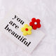 AlphaGal 2pcs/lot Plastic Little Flower Hair Clips Hairpins Barrettes Hair Accessories For Women Hair Clips Hairgrip For Girls