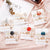 AlphaGal 3pcs Sets New Women Girls Metal Hairpins Imitation Pearl Colorful Beads Hair Clips Geometric Hair Styling Accessories