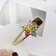 AlphaGal 6.5cm Pearly Rhinestone Alloy Hair Clips Girls Korean Style Hair Accessories Women Hairpin Duckbill Hairclip Barrette