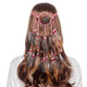 AlphaGal Bohemian Hippie Headband Dream Catcher Feather Headdress Fashion Peacock Feather Headbands Hair Accessories