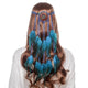 AlphaGal Bohemian Hippie Headband Dream Catcher Feather Headdress Fashion Peacock Feather Headbands Hair Accessories