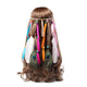 AlphaGal Bohemian Hippie Headband Dream Catcher Feather Headdress Fashion Peacock Feather Headbands Hair Accessories