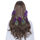 AlphaGal Bohemian Hippie Headband Dream Catcher Feather Headdress Fashion Peacock Feather Headbands Hair Accessories